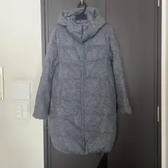 ナノユニバース 西川ダウンジャケット コート ウール グレー 36