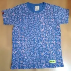 VANS x BENICOTOY コラボ Tシャツ ブルー　サイズ140　バンズのサムネイル