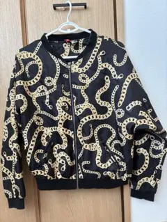 【最終値下げ】H&M チェーンパターン ジャケット XS/S・美品のサムネイル