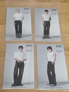txt TULLY'S ステッカー　スビン　ヨンジュン　ボムギュ　ヒュニンカイのサムネイル