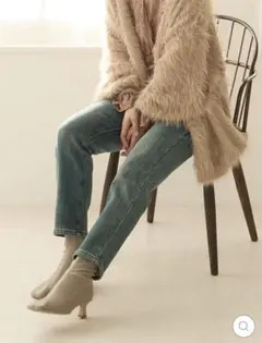 【未使用美品】honono 裏ボアデニム M