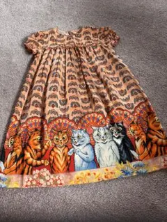 ヒグチユウコ　GUCCI キッズ ワンピース 猫柄 イタリア製100センチのサムネイル
