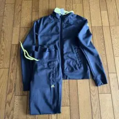 adidas climalite ネイビー ジャージパンツ