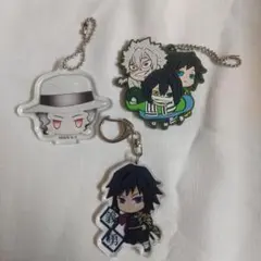 鬼滅の刃 アクリルキーホルダー ラバーストラップセット