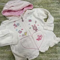 メゾピアノ　豪華刺繍　ベリエちゃん　パーカー　90