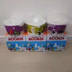 【新品未使用品】KFC ムーミン小鉢 3個セット