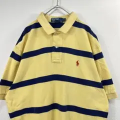 USA古着 Ralph Lauren ラルフローレン ポロシャツ 黄色