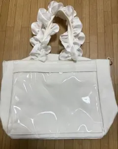 ザッカマート A4 痛バ ホワイト フリルトート