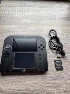 Nintendo 2DS 本体(クリアブラック) + 付属品