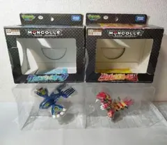 ☆　モンコレ　ポケモンフィギュア　ゲンシカイオーガ　ゲンシグラードン　☆