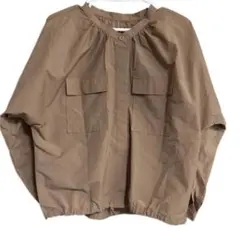 新品タグ付き ブラウン 春アウター 軽羽織り ゆったり レディース　レスビーギ