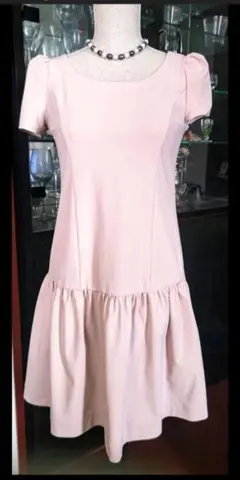 最終処分！MaDre　超美品　おリボン付ワンピース　ピンク　38