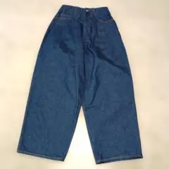 WESTOVERALLS ワイドデニムパンツ コットン W26のサムネイル