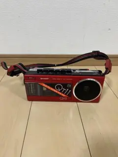 アンティーク1996年製☆レトロ ラジオカセットプレーヤー 赤クリーム Amazon | CD ラジオ カセット プレーヤー、レトロ ラジカセ