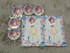 アイカツスターズ 桜庭ローラ 缶バッチ ポストカード イースター