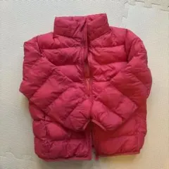 ユニクロ　赤　ダウンコート サイズ110