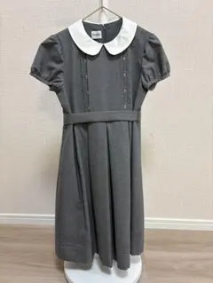 familiar 半袖 ワンピース グレー 130cm
