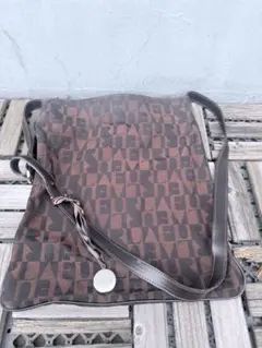 FURLA ショルダーバッグ 総柄 ブラウン