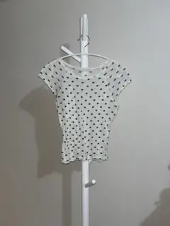 ZARA ドット柄 シアーTシャツのサムネイル