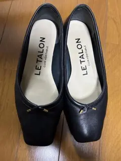 LE TALON フラットシューズ ブラック