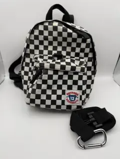 チェッカーパターン キッズリュック