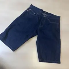 バーバリー　デニムハーフパンツ　ウエストサイズ76