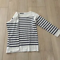 SAINT JAMES ナヴァル 長袖 Tシャツネイビー