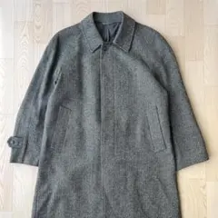 デヴォン DEVON ウールロングコート シンプル グレー M-L 1866 - メルカリ
