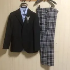 美品ミチコロンドンコシノ 160 フォーマル 3点 卒業式 入学式 男の子