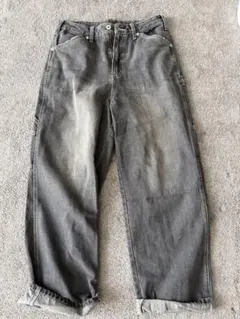 デニム ペインターパンツ ワイド ブラックのサムネイル