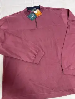 日本製　IY BASICS ハーフジップアップ　トップス　綿100%