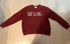 whiz limited 赤 グラフィックトレーナー/XL