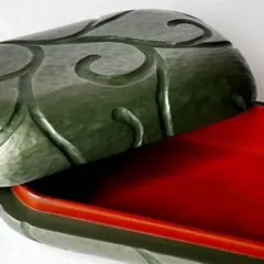 値下げ★鎌倉彫　小物入れ