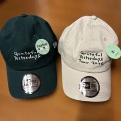 back number NEWERAコラボ グリーン ホワイト キャップ セット - メルカリ