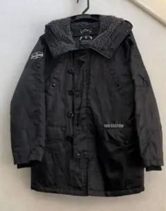 RAD CUSTOM ブラックコートフード付き