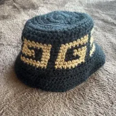 ニットバケットハット