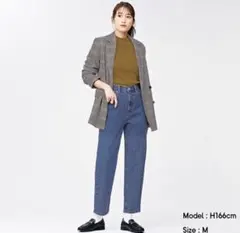 ハイウエストマムジーンズ