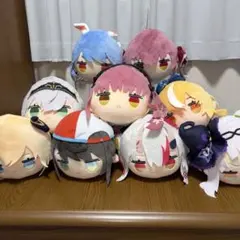hololive 寝そべりぬいぐるみ　6体セット　0期　ゲマズ　4期　holoX hololive 寝そべりぬいぐるみ 6体セット 0期 ゲマズ 4期 holoX - メルカリ
