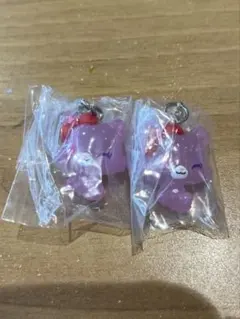 ジュエルペット めじるしアクセサリー ガーネット　2個セット