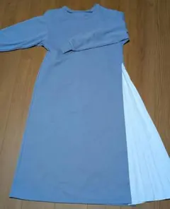 服　ワンピース　水色　冬服　秋服　Mサイズ