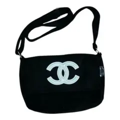 CHANEL ショルダーバッグ ノベルティ 黒 パイル シャネル - メルカリ
