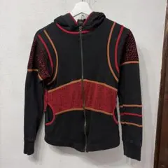 90s 00s ビンテージ　エスニック　アジアン　パーカー　古着　アメリカ古着
