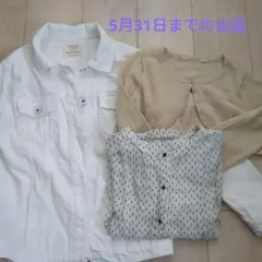 ZARA140 女児（ガール）トップス３枚