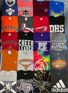 アメリカ直輸入古着 プリントTシャツ メンズ S/M 20枚セット まとめ 