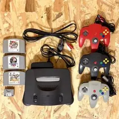 Nintendo64本体+ソフト5本 ニンテンドー64 本体 ソフト5本付き - メルカリ