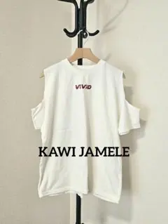 KAWI JAMELE オープンスリーブカットソー 美品　送料無料のサムネイル