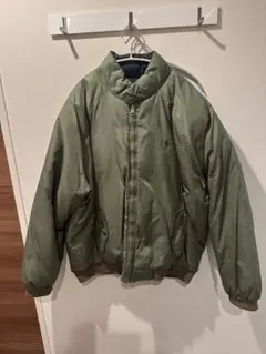 グリーン ダウンジャケット