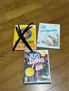 Wii ゲームソフトセット Wii Sports Just Dance Wii