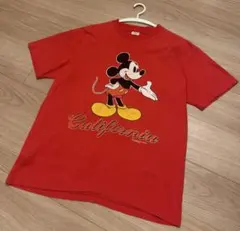 アメリカ製 90s Mickey ミッキー ディズニー 両面 プリント tシャツのサムネイル