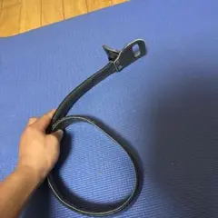 黒 合成皮革 ベルト サイズ調整可能